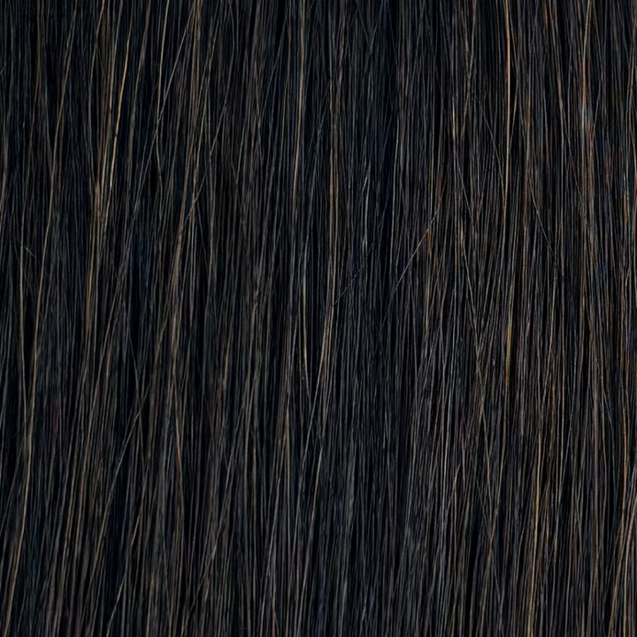 Marie Uva x Amazing Hair 20" 2-Clip Clip-In Hairpiece: #1B/1N Dark Brown/Natural Brown - Amazing Hair