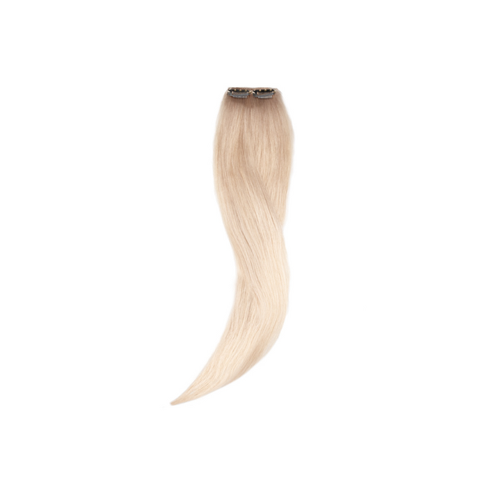 Amazing Hair 20-inch 2-Clip Remy Human Hairpiece in Beige Blonde