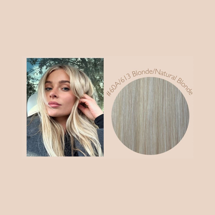 Marie Uva x Amazing Hair 20-inch 2-Clip Remy Human Hairpiece – Platinum Blonde/Sunny Blonde