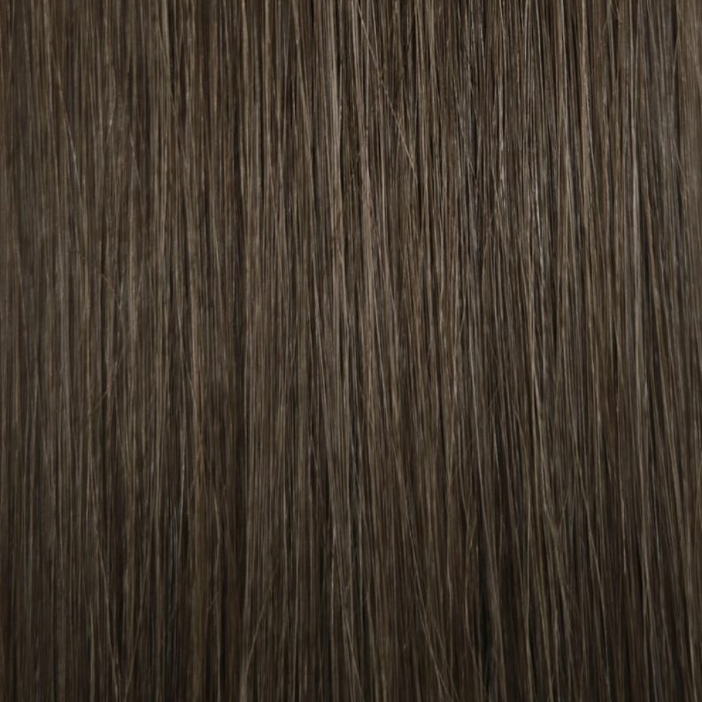 Amazing Hair 20-inch 7 Piece Clip-In Human Hair Extensions in Cool Light Brown