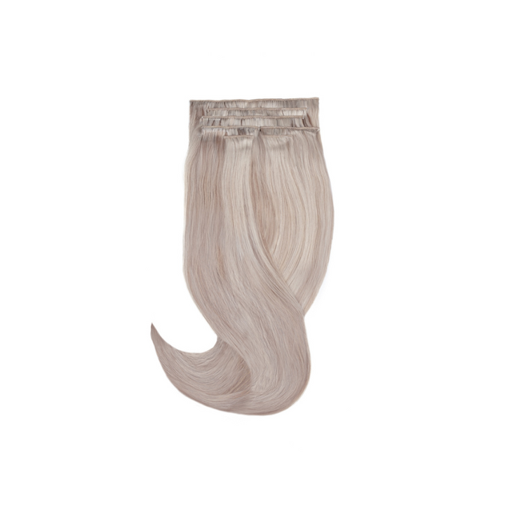 Amazing Hair 20-inch 7 Piece Clip-In Human Hair Extensions in Dirty Blonde/Beige Blonde