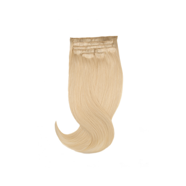 Amazing Hair 20-inch 7 Piece Clip-In Human Hair Extensions in Sunny Blonde