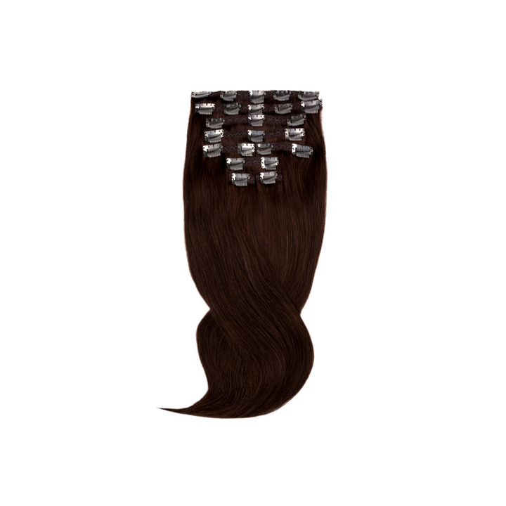 Amazing Hair 24-Inch 9-Piece Clip-In Extensions in Chocolate Brown