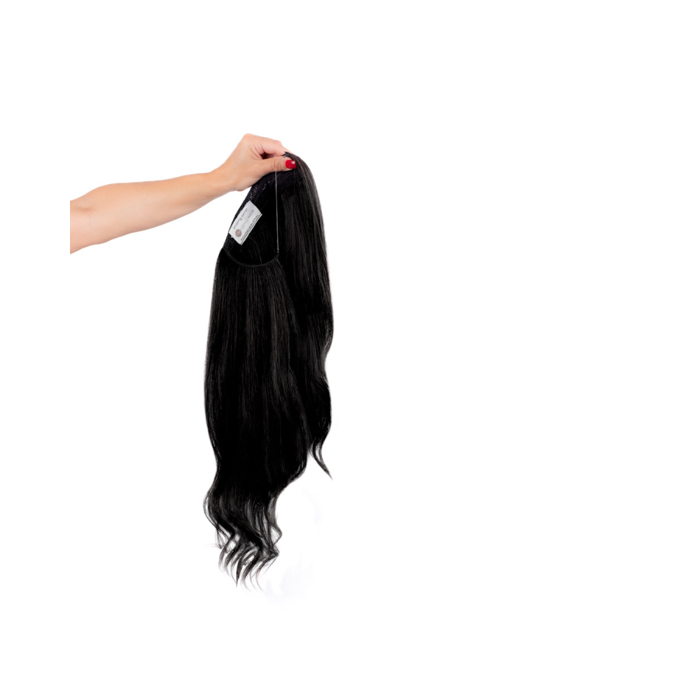 Amazing Hair Amazing Secret Halo 20-Inch Human Hair Extension in Black