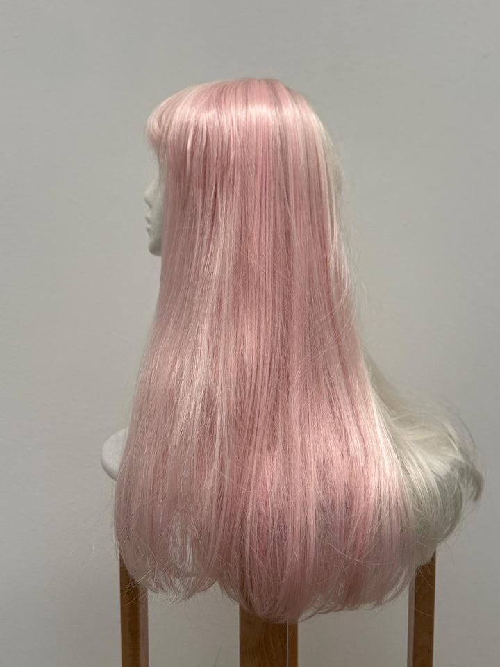 Heat Resistant Synthetic Wig | Pink & Vanilla - 70% OFF