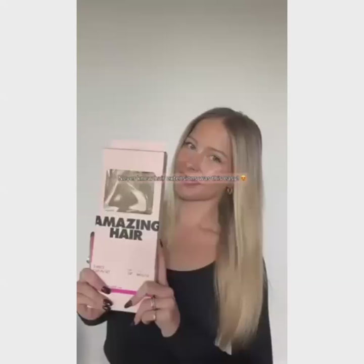 Amazing Hair 24-inch 5 Piece Clip-In Synthetic Hair Extensions - 13 Shades